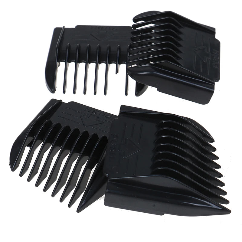 4Pcs/set Cutting Guide Comb Hairdressing Tool Set Professional Limit Comb Hair Trimmer Shaver