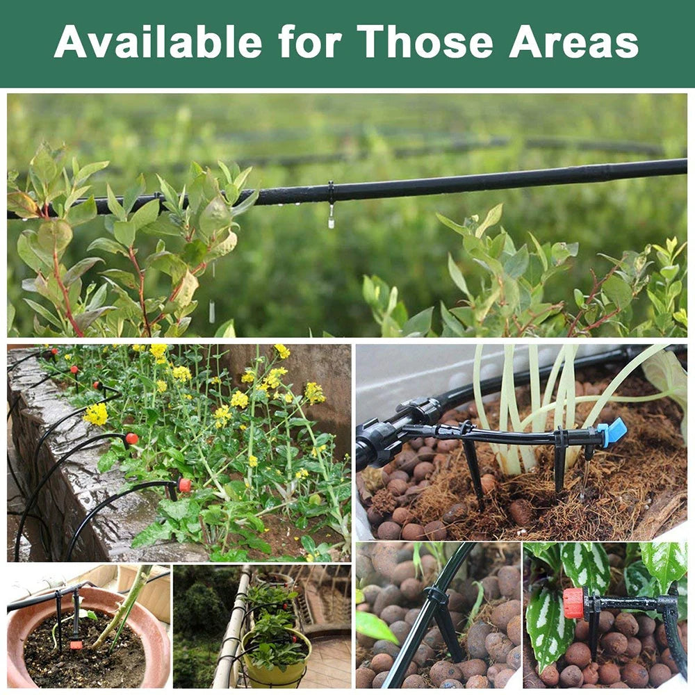 Manguera de riego de jardín de 4/7 mm, tubo de PVC para microirrigación, tubo de 1/4'', sistema de riego por goteo, tubo de aspersión para invernaderos y bonsáis