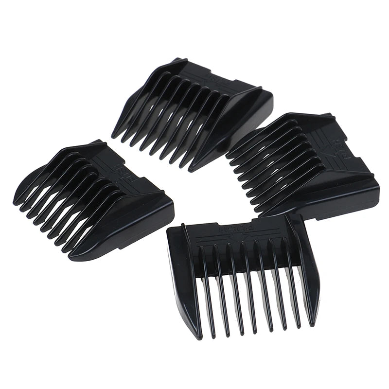 4Pcs/set Cutting Guide Comb Hairdressing Tool Set Professional Limit Comb Hair Trimmer Shaver