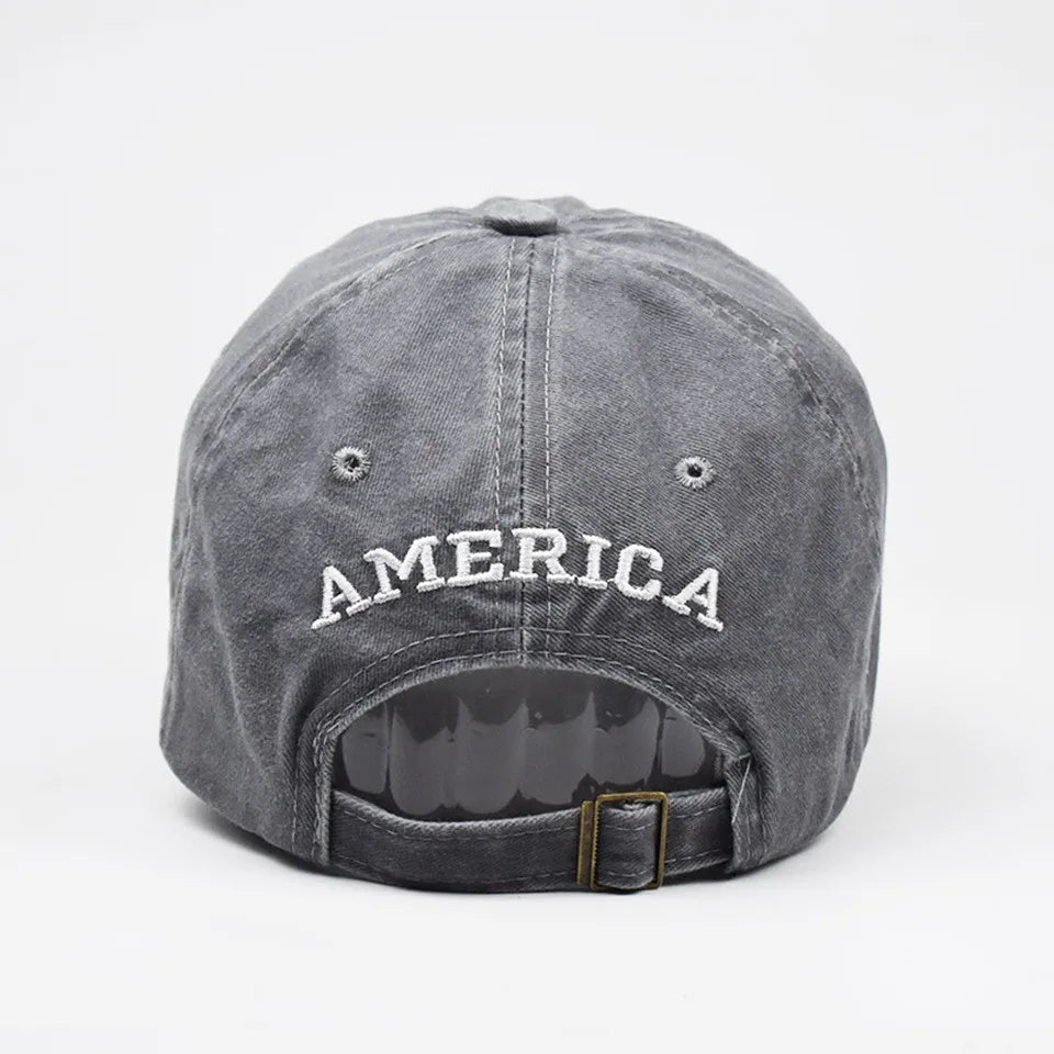 Men Cotton Baseball Cap Men Women Tactical Army Military Dad Hat USA American Flag US Unisex Hip Hop Hats Outdoor Sport Caps
