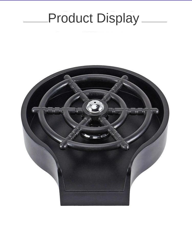 Ins Rinser Automatic Glass Cup Washer High Pressure Bar Kitchen Beer Milk Tea Cup Cleaner Sink Accessories
