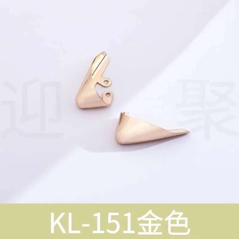 Women Shoes Point Protector Flat Shoe Tips Cap Accessorices High Heel Metal Toe Cap Wear and Tear Concealer Anti-kicking Leather
