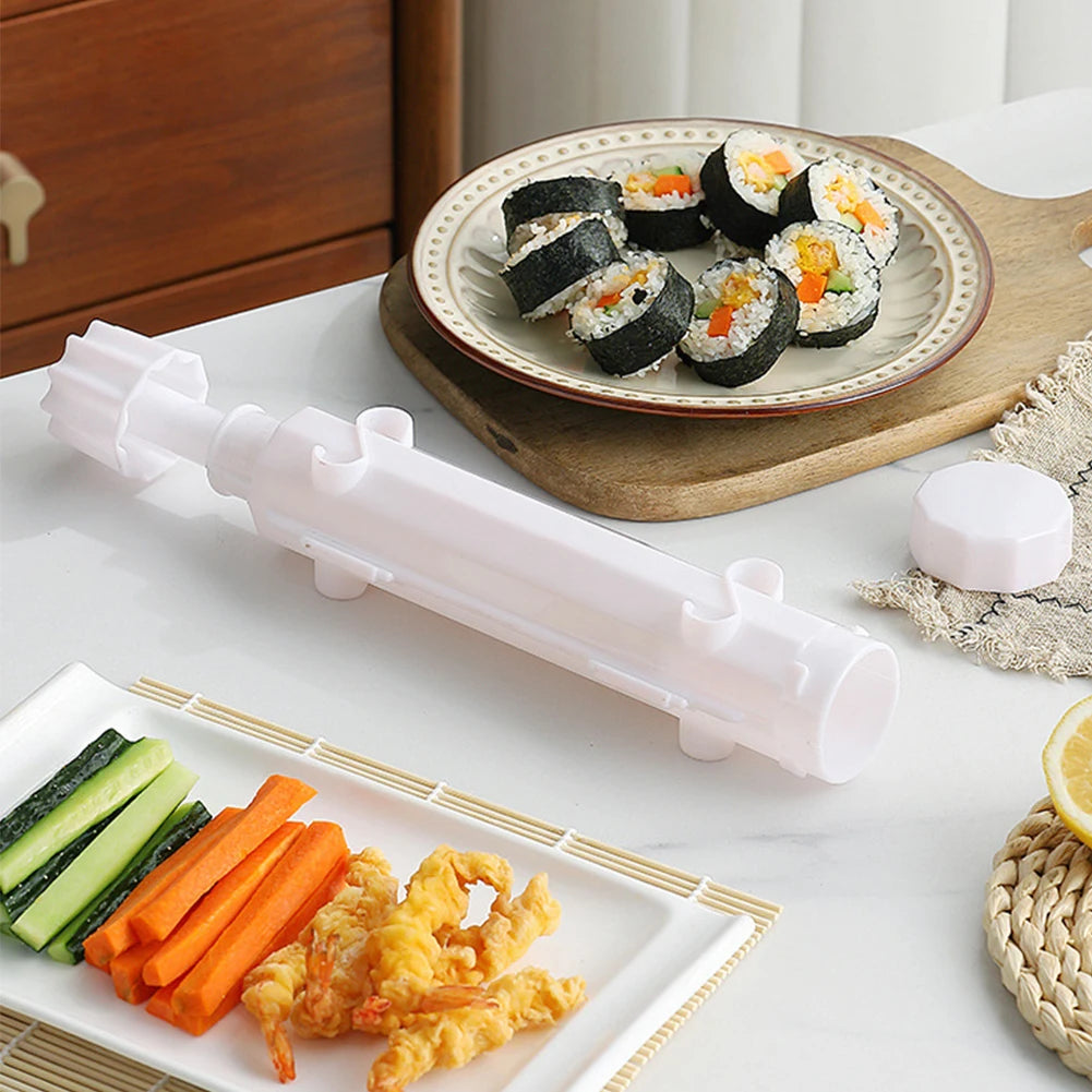 Quick Sushi Maker Bazooka Roller Rice Mold Vegetable Meat Rolling Tool DIY Sushi Making Machine Food Grade Kitchen Sushi Gadgets