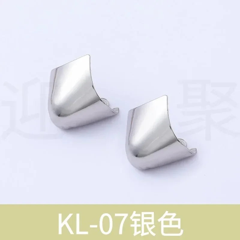 Women Shoes Point Protector Flat Shoe Tips Cap Accessorices High Heel Metal Toe Cap Wear and Tear Concealer Anti-kicking Leather