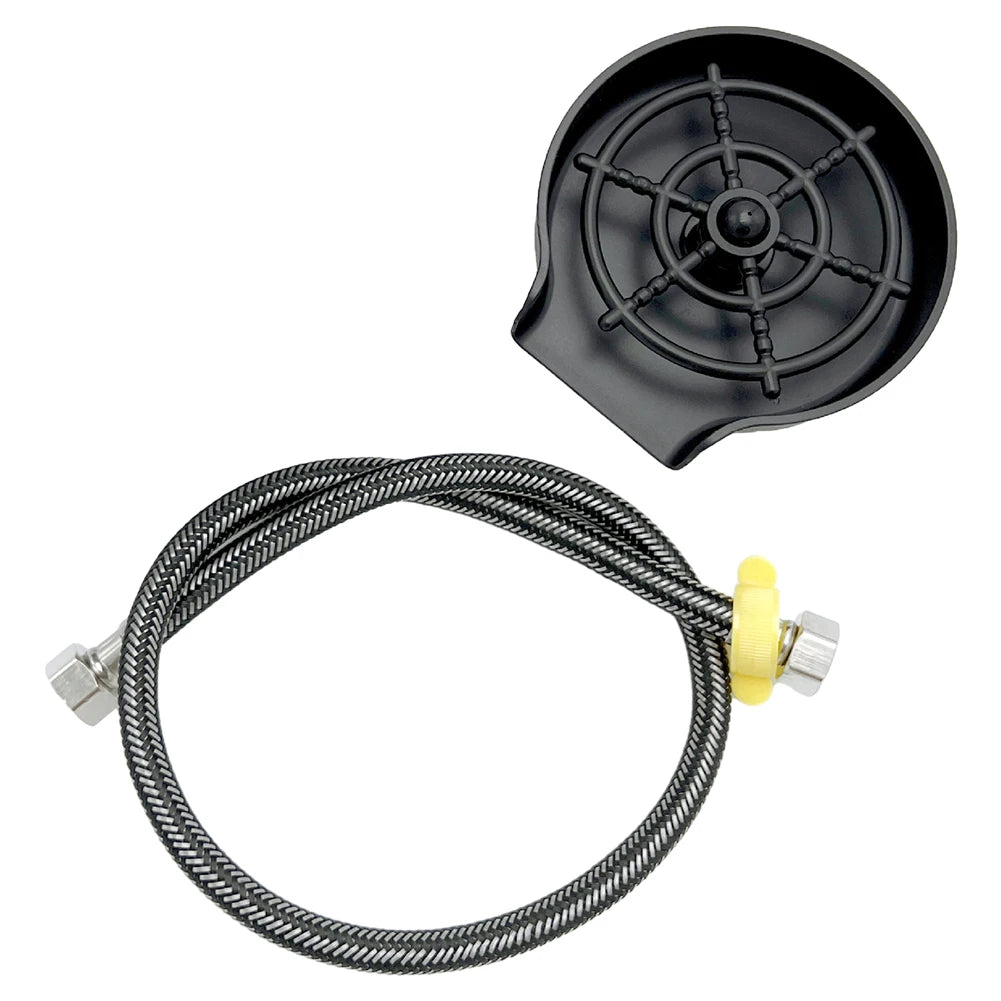 Automatic Glass Rinser High Pressure Cup Washer Faucet Glass Rinser Automatic Glass Cup Washer Kitchen Sink Accessories