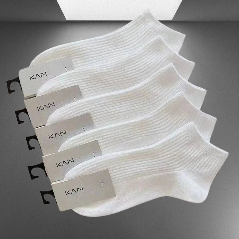 5/10 Pairs High Quality 100% Cotton Men Women Ankle Short Socks Fashion Invisible Sport Sweat-absorbing Girls Low Cut Boat Socks