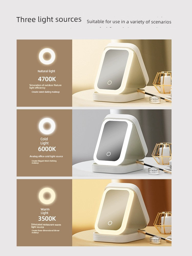 Carrying Travel Led Office Storage Smart Mirror