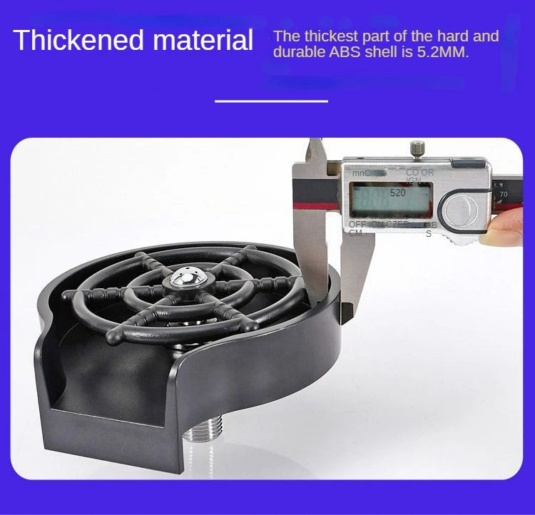 Ins Rinser Automatic Glass Cup Washer High Pressure Bar Kitchen Beer Milk Tea Cup Cleaner Sink Accessories