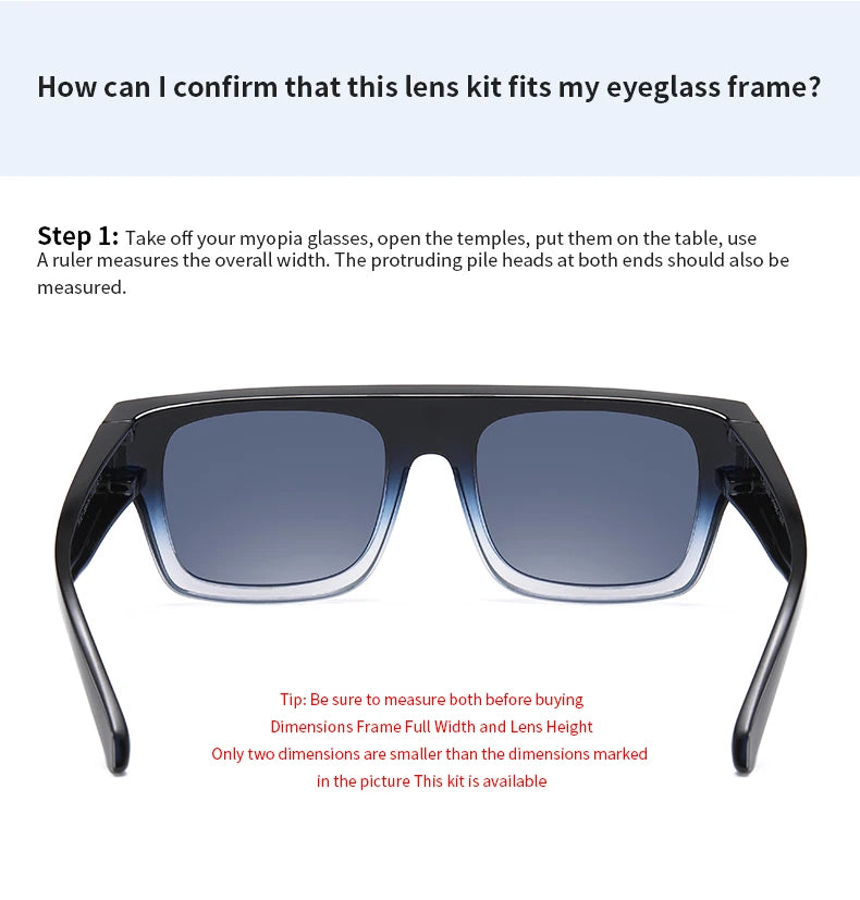 Women Polarized Sunglasses Men Myopia Set Sun Glasses UV400 Ultralight TR90 Eyeglasses Frame Beach Fishing Anti Glare Eyewear