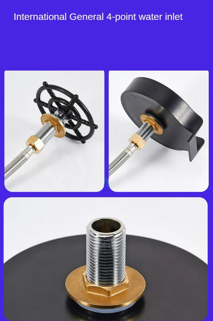 Ins Rinser Automatic Glass Cup Washer High Pressure Bar Kitchen Beer Milk Tea Cup Cleaner Sink Accessories