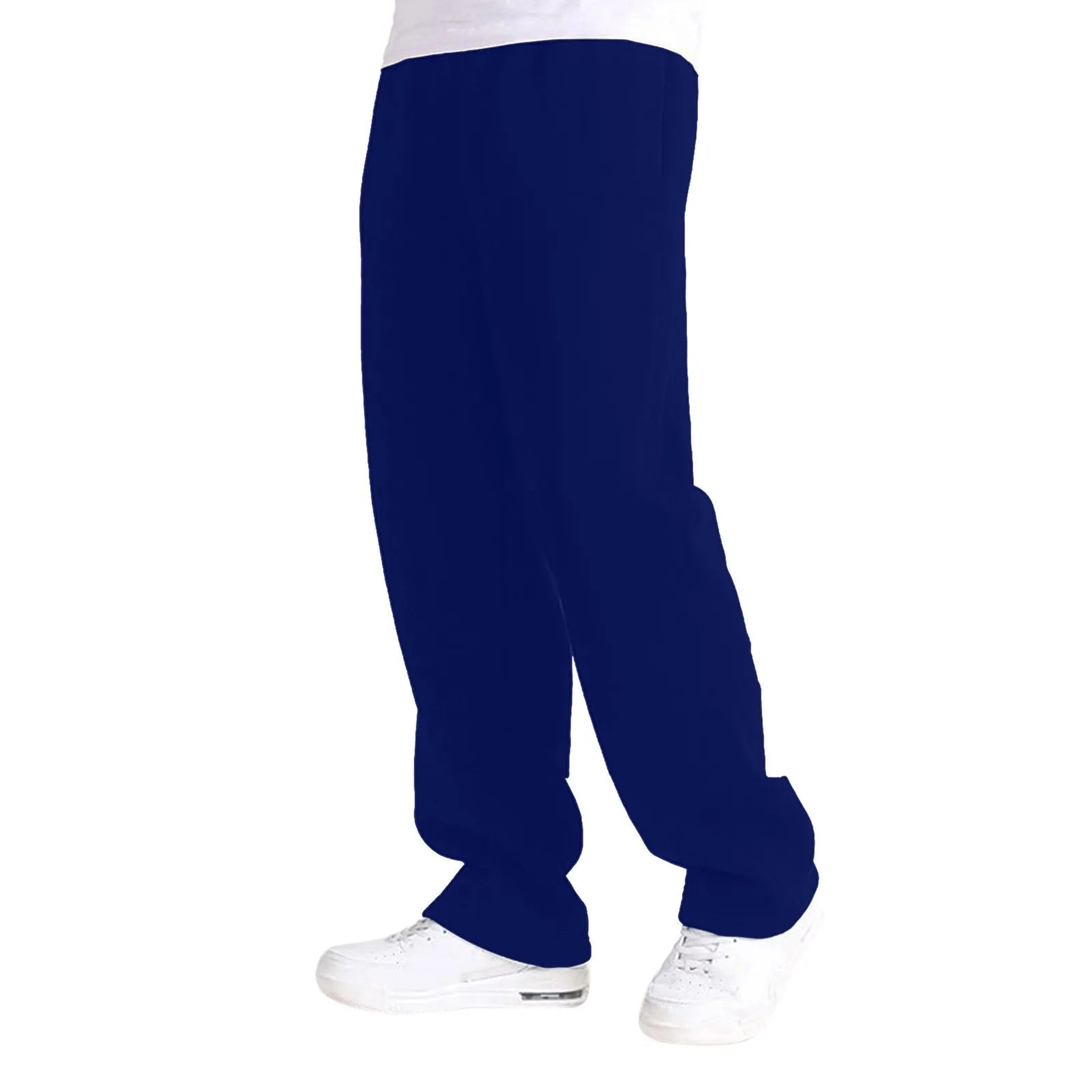 Mens Fleece Lined Sweatpants Wide Straight Leg Pants Bottom Sweatpants Joggers Pants Workout High Waisted Yoga Pants 10 Star