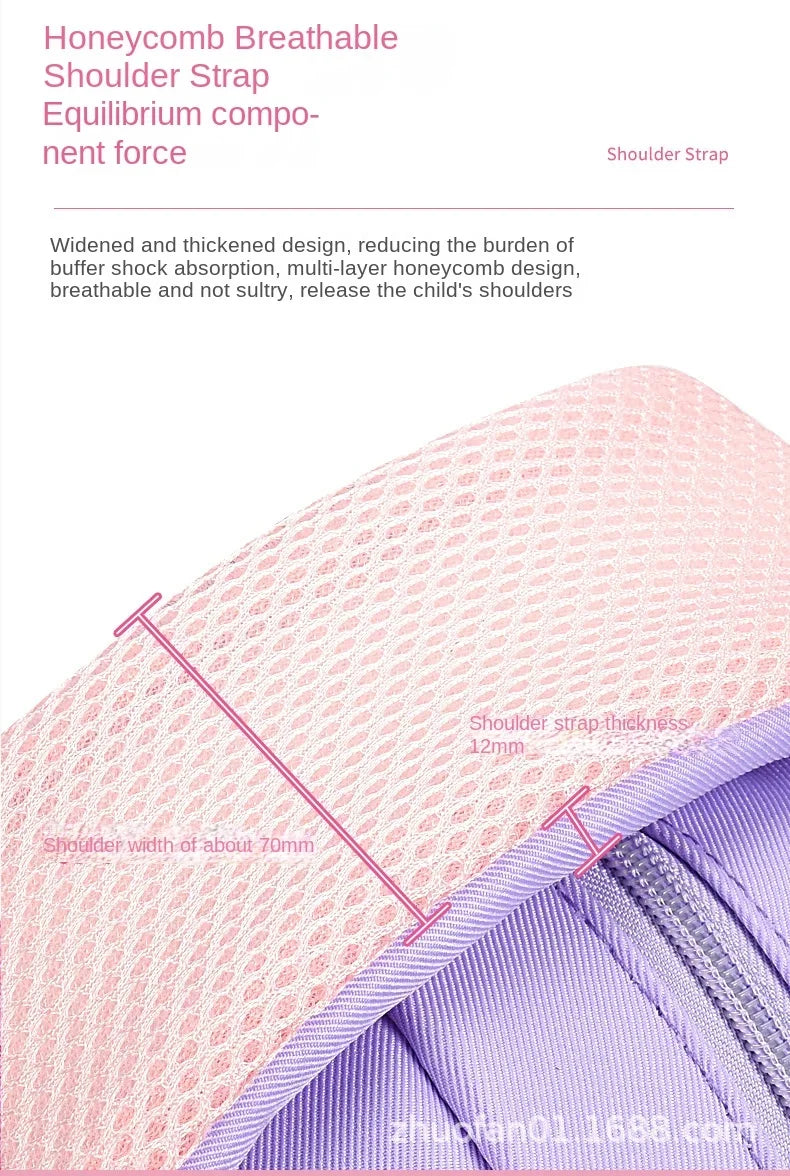 New Children Shoulder Bag Primary School Students Schoolbag Cartoon Lightweight Girls Junior High School Students Kids Backpacks