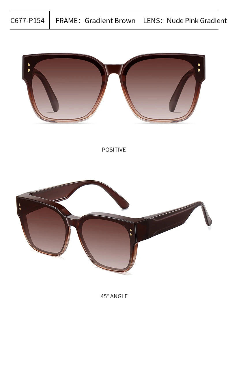 Women Polarized Sunglasses Men Myopia Set Sun Glasses UV400 Ultralight TR90 Eyeglasses Frame Beach Fishing Anti Glare Eyewear