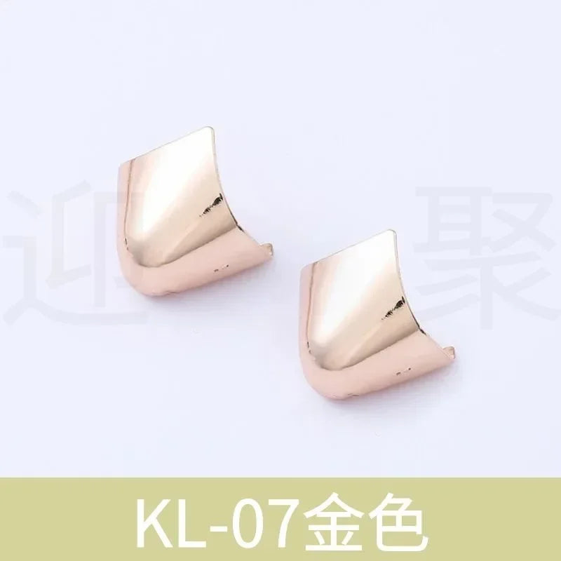 Women Shoes Point Protector Flat Shoe Tips Cap Accessorices High Heel Metal Toe Cap Wear and Tear Concealer Anti-kicking Leather