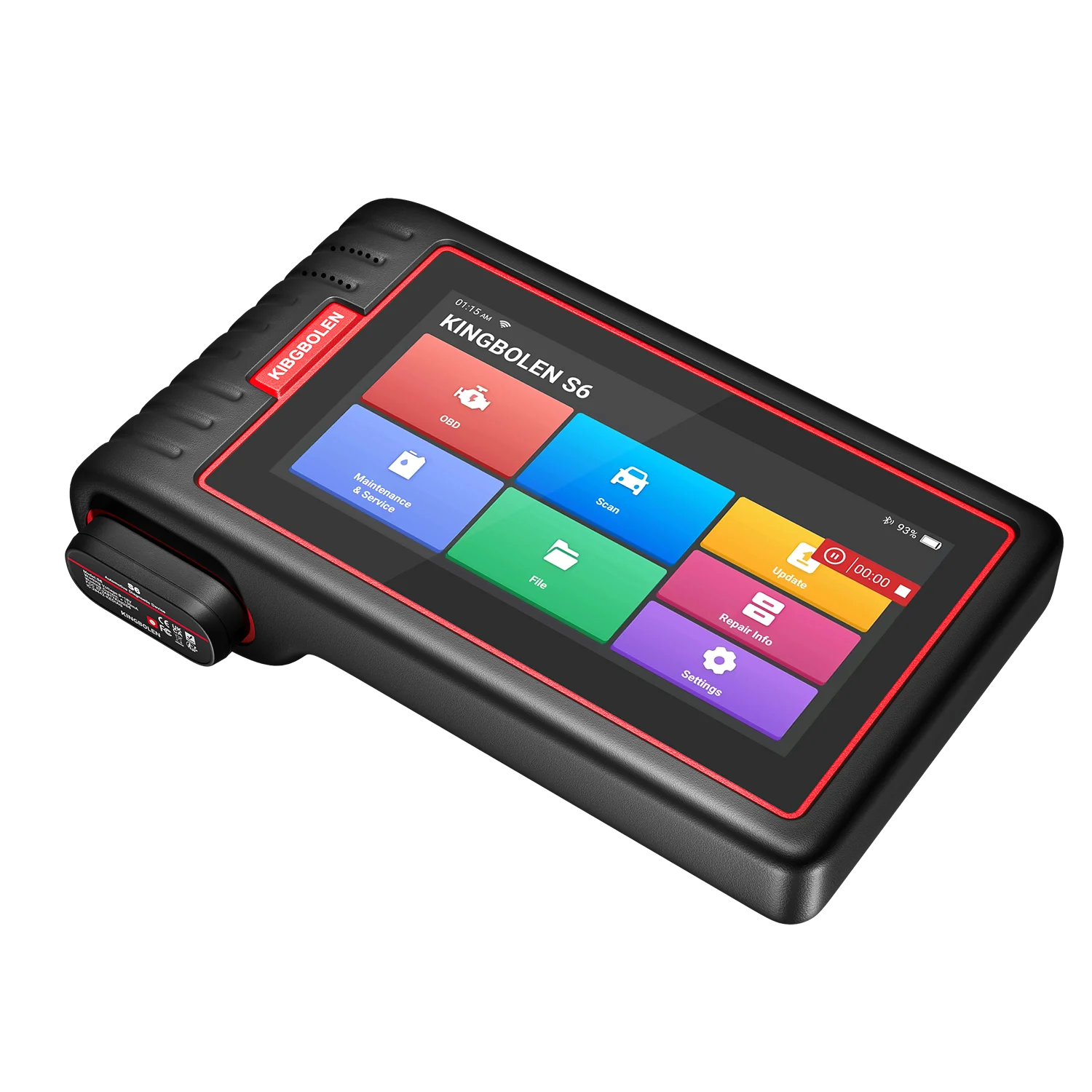 KINGBOLEN S6 OBD Automotive Scanner Bluetooth All System Car Diagnostic Tools 28 Resets IMMO/BMS/TPMS/ABS Bleeding Lifetime Free