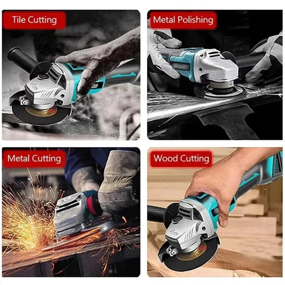 New Makita electric DGA404 Brushless Angle Grinder Polishing Cutting Machine Cordless Angle Grinder Tool For Makita 18V Battery
