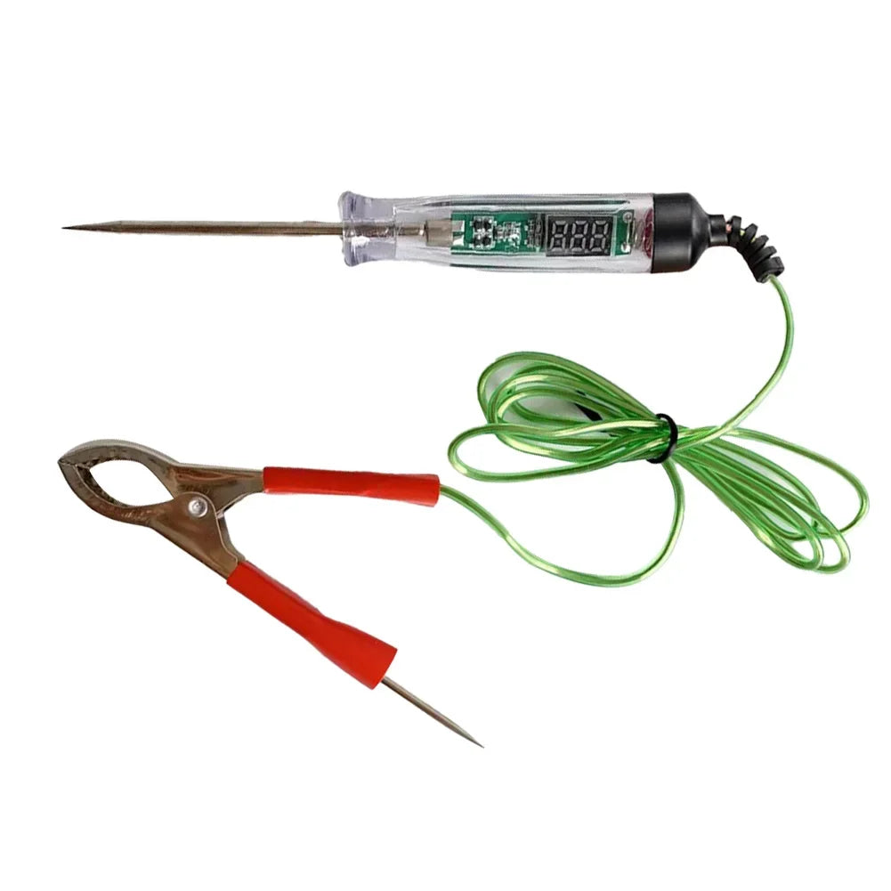 3-36V Car Trunk Voltage Circuit Tester Pen LED Digital Display Power Probe Voltage Detector Universal Car Accessories Test Pen