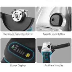 New Makita electric DGA404 Brushless Angle Grinder Polishing Cutting Machine Cordless Angle Grinder Tool For Makita 18V Battery