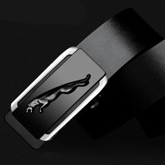 JIFANPAUL Nuevo producto Cinturón de cuero para hombre sin dientes con hebilla automática Cinturón de piel de vaca Cinturón informal de negocios para hombre Envío gratis