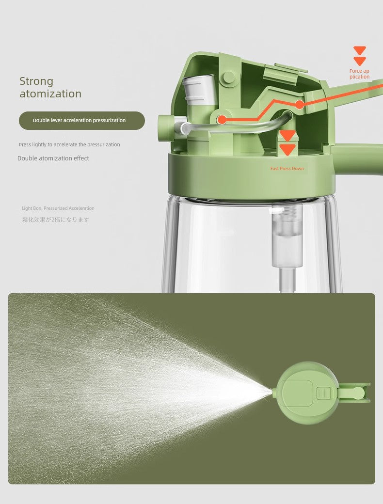 Fuel Injector For Home Food Grade Atomization Kitchen Non-Oil-Stick Dual-Use Two-in-One Oil Dispenser Glass Oil Tank