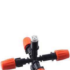 Adaptador de montaje de 1/2" para boquilla de 5 cabezales para riego por aspersión de jardín