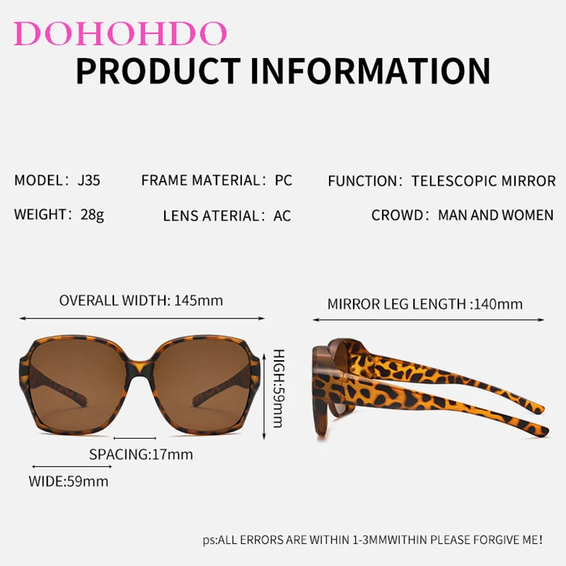 2025 TR90 Polarized Sunglasses Clip Men Women Myopia Set Sun Glasses UV400 Ultralight Outdoor Driving Fishing One Mirror Shade