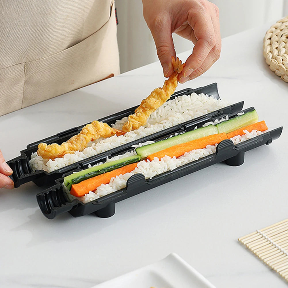 Quick Sushi Maker Bazooka Roller Rice Mold Vegetable Meat Rolling Tool DIY Sushi Making Machine Food Grade Kitchen Sushi Gadgets
