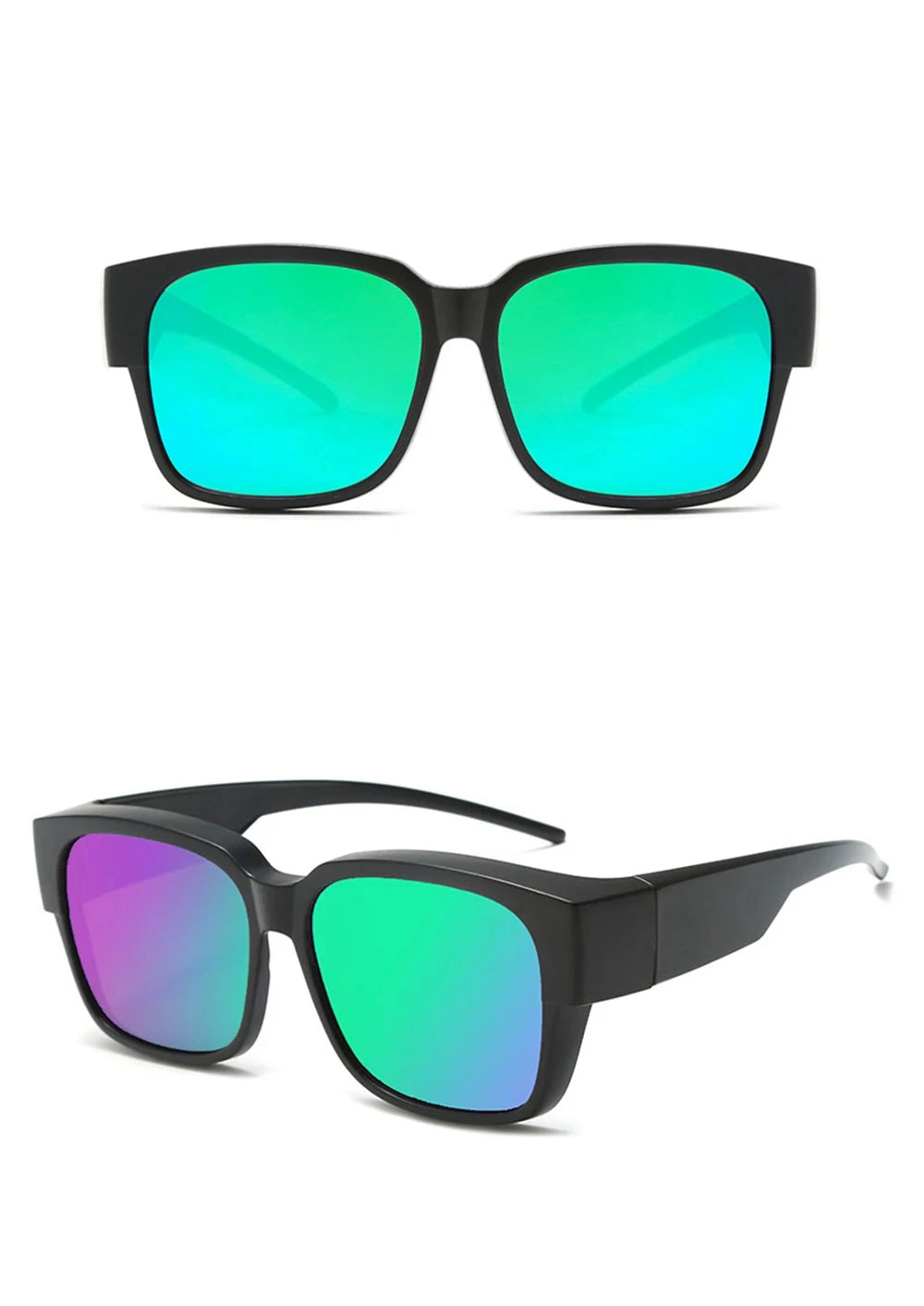 New Fashion Polarized Sunglasses Cover Over Myopia Prescription Glasses Portable Men Women Vintage Fishing Driving Eyewear