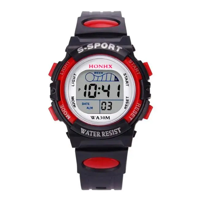 Children Watch Sport Kids Watches Silicone Strap  Led Digital Watch For Kid Children Student Girl Boy Wristwatch Clock