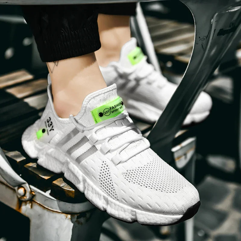 Zapatillas de deporte unisex para correr para hombres y mujeres, zapatillas deportivas informales, zapatillas de tenis ligeras para exteriores, zapatillas deportivas de malla, zapatillas clásicas suaves 46