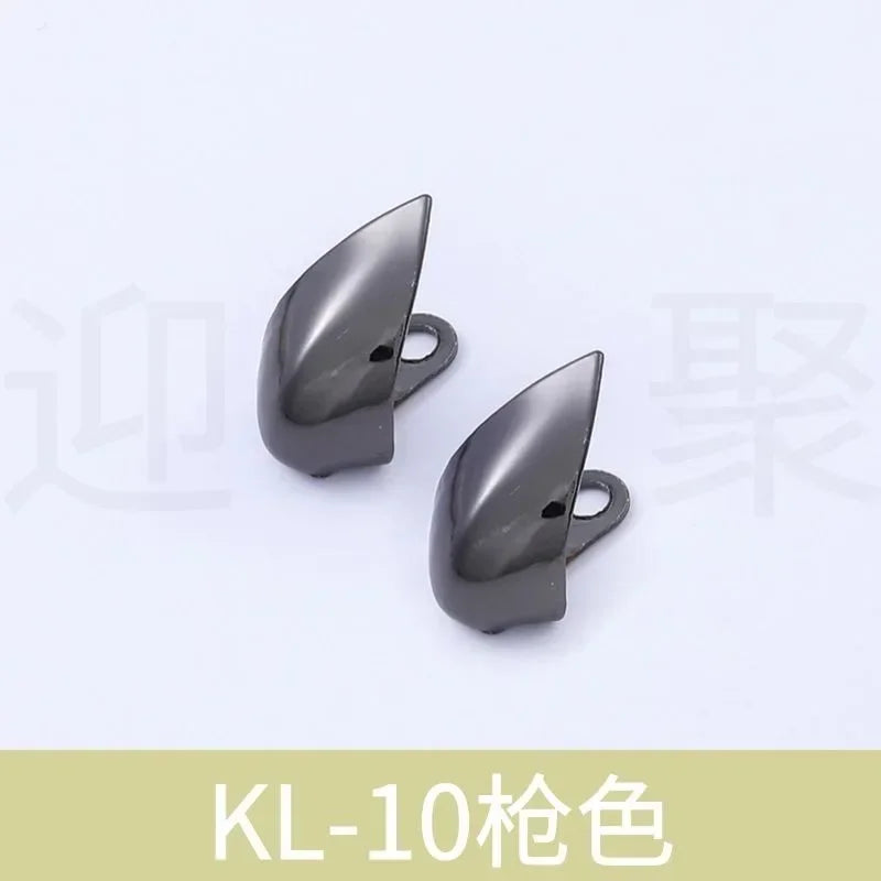 Women Shoes Point Protector Flat Shoe Tips Cap Accessorices High Heel Metal Toe Cap Wear and Tear Concealer Anti-kicking Leather