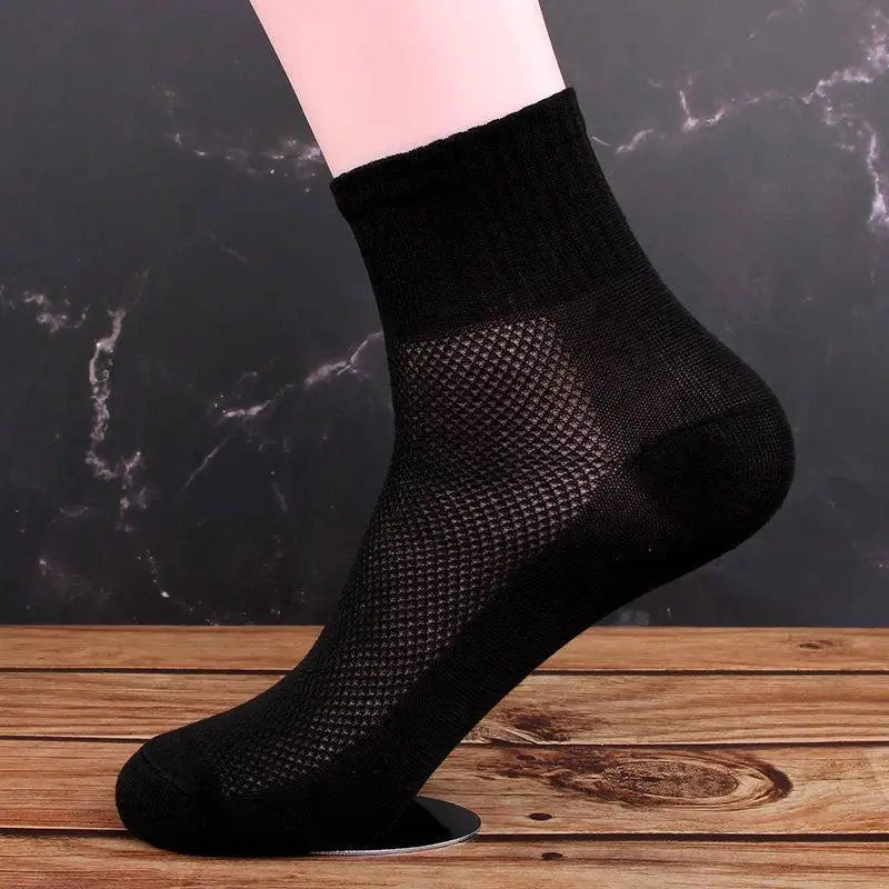 10Pcs/5Pair Unisex Socks Women Men Black White Gray Ankle Socks Female Male Solid Color Socks High Quality Cotton Short Socks