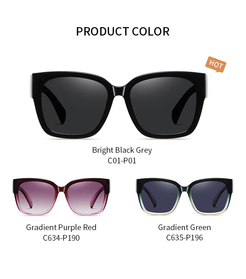 Fit Over Cover Myopia Glasses Polarized Sunglasses For Women Oversize Cover Prescription Men Sun Glasses Myopia Driving eyewear