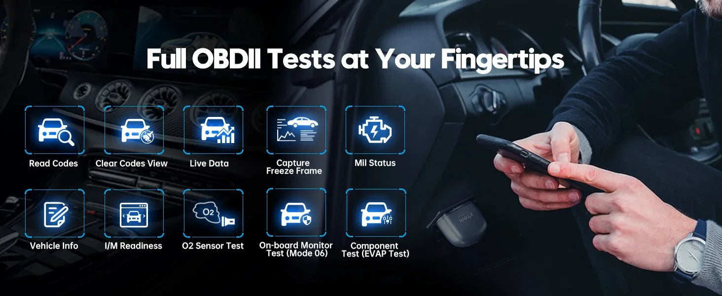 XTOOL Advancer AD20 OBD2 Scanner 2026 AI-assisted Tool Code Reader OBD 2 Diagnostic Tools Lifetime Free Updates Free Application