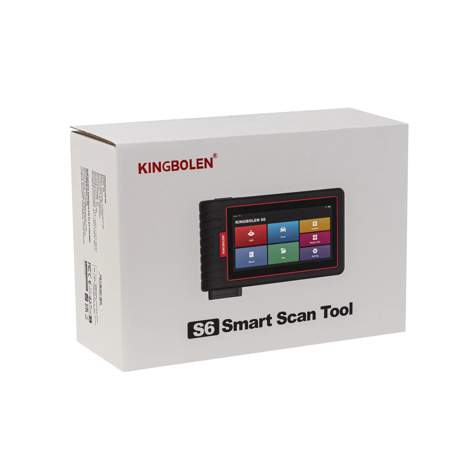 KINGBOLEN S6 OBD Automotive Scanner Bluetooth All System Car Diagnostic Tools 28 Resets IMMO/BMS/TPMS/ABS Bleeding Lifetime Free
