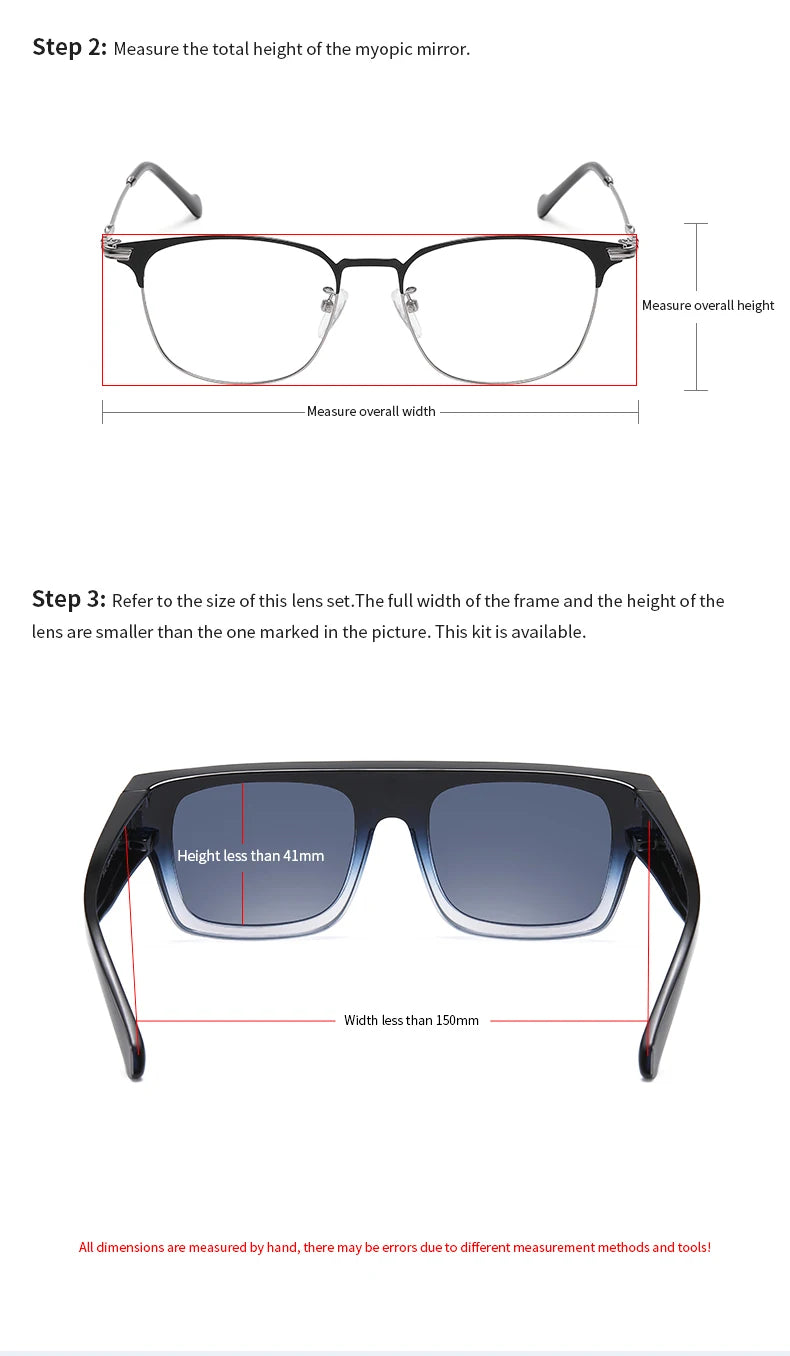 Women Polarized Sunglasses Men Myopia Set Sun Glasses UV400 Ultralight TR90 Eyeglasses Frame Beach Fishing Anti Glare Eyewear