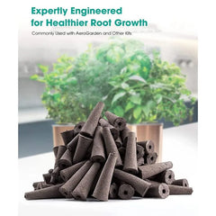 Esponjas de cultivo para usar con Aerogarden, esponjas ecológicas para el crecimiento de plantas hidropónicas, paquete de 50