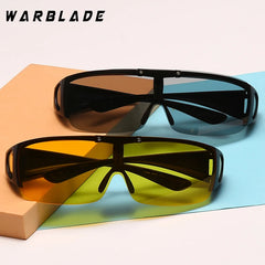 WarBLade Men Women Photochromic Polarized Sunglasses Side Shield Flip Up Driving Sun Glasses Night Vision Goggles Eyewear UV400