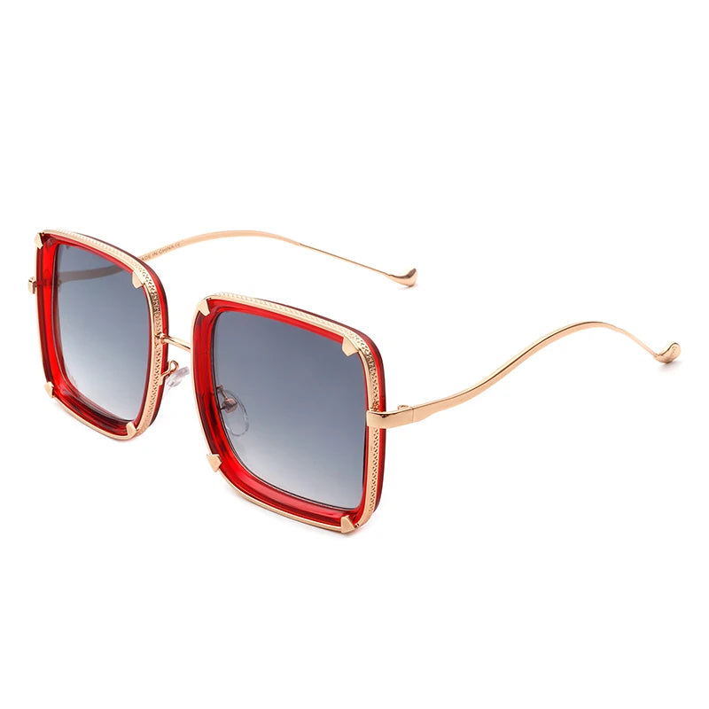 Noble Luxury Punk Sunglasses Men Trend Classic Full Frame Glasses UV400 Neutral Women Retro Eyewear Sunglasses Women Square