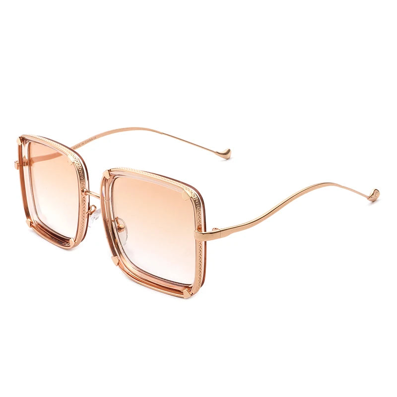 Noble Luxury Punk Sunglasses Men Trend Classic Full Frame Glasses UV400 Neutral Women Retro Eyewear Sunglasses Women Square
