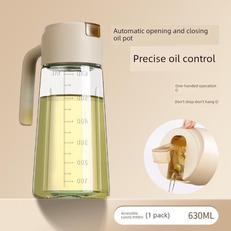 Multifunctional Fuel Injector Glass For Home Food Grade Dual-Use Two-in-One Large Capacity Pressing Oiler