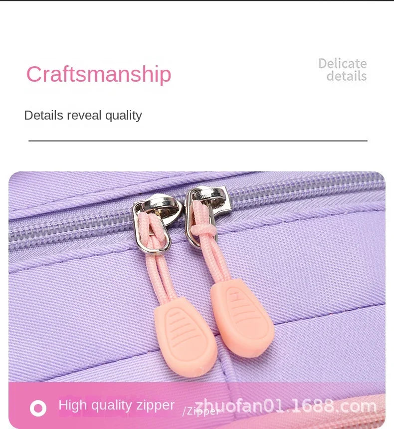 New Children Shoulder Bag Primary School Students Schoolbag Cartoon Lightweight Girls Junior High School Students Kids Backpacks