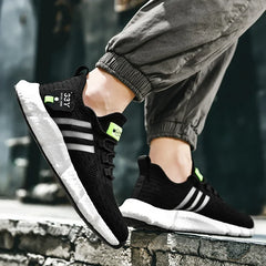 Zapatillas de deporte unisex para correr para hombres y mujeres, zapatillas deportivas informales, zapatillas de tenis ligeras para exteriores, zapatillas deportivas de malla, zapatillas clásicas suaves 46