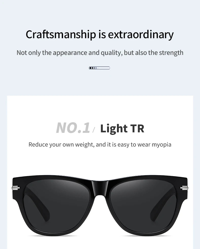 Women Polarized Sunglasses Men Myopia Set Sun Glasses UV400 Ultralight TR90 Eyeglasses Frame Beach Fishing Anti Glare Eyewear