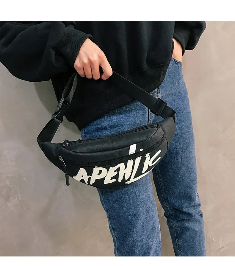 New Hot Unisex Women Man Waist Fanny Pack Belt Travel Bag Purse Chest Pouch Bullet Pack Messenger Crossbody Shoulder Bag