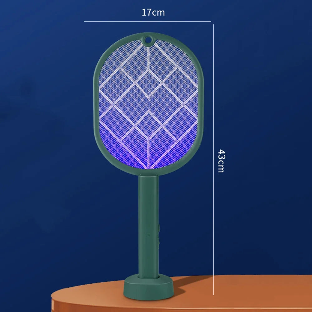 Raqueta antimosquitos 2 en 1, matamosquitos, red protectora con carga USB, suministros para el hogar para dormir en verano