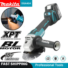 New Makita electric DGA404 Brushless Angle Grinder Polishing Cutting Machine Cordless Angle Grinder Tool For Makita 18V Battery