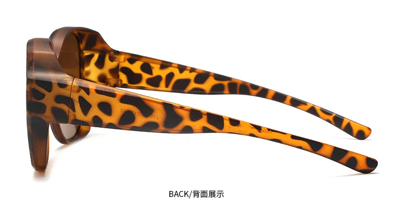 2025 TR90 Polarized Sunglasses Clip Men Women Myopia Set Sun Glasses UV400 Ultralight Outdoor Driving Fishing One Mirror Shade