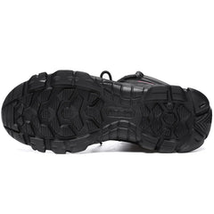 Big Size 47 Men's Boot Combat Mens Ankle Boot Tactical Warm Fur Army Boot Male Shoes Work Safety Shoes Motocycle Boots