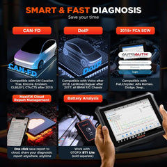 OTOFIX D1 LITE OBD2 Scanner Car Diagnostic Tool Bluetooth Wireless Bi-Directional Control OBD Automotive Scan Tool Active Test